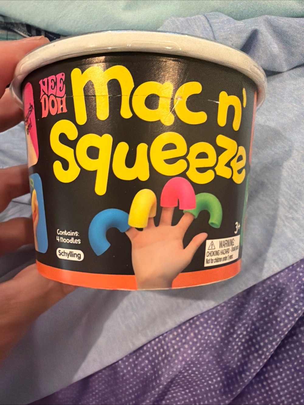 Nee Doh Mac n' Squeeze Play Set - Yellow, Blue, Pink, Green